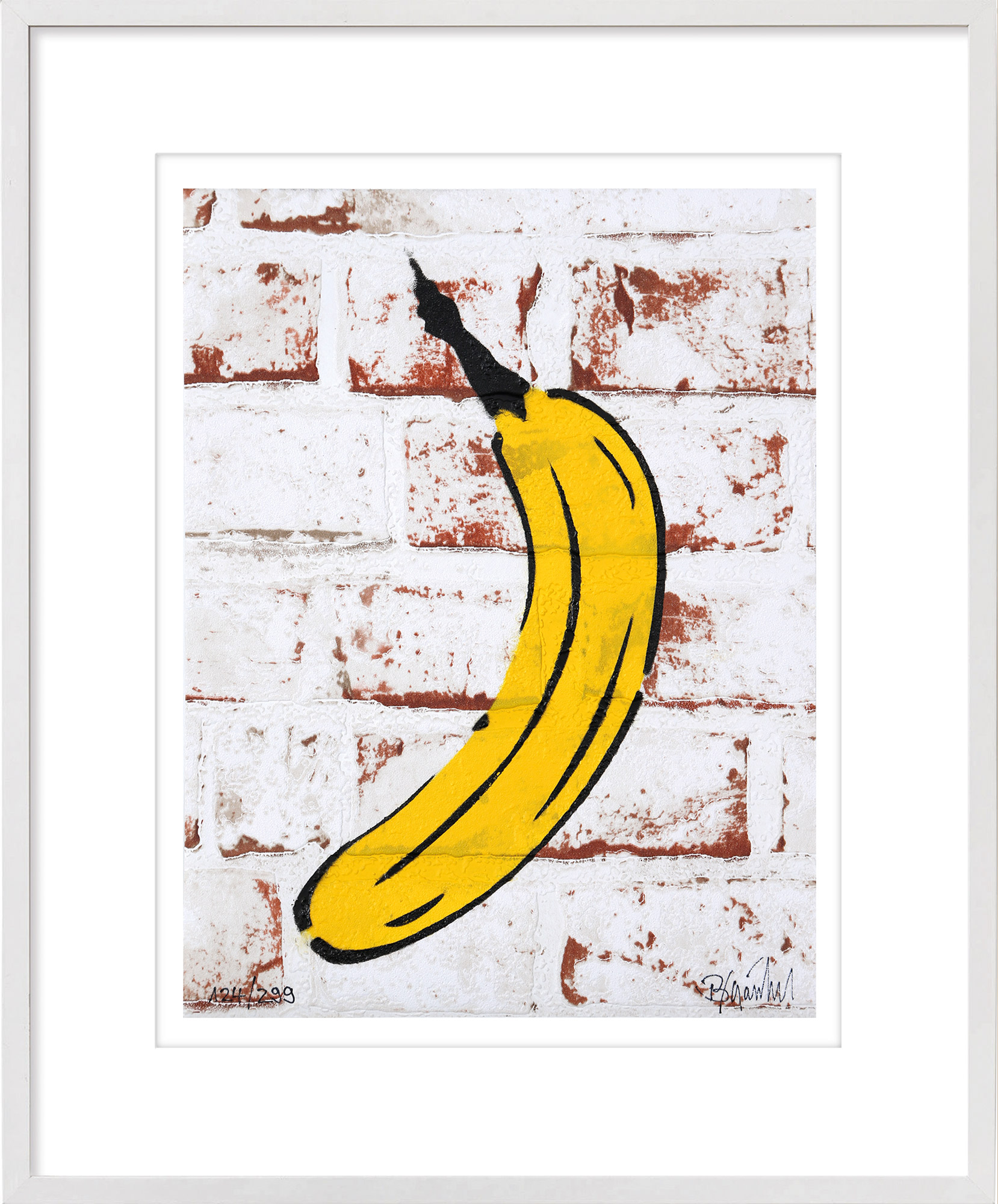Thomas Baumgärtel: Bild ‚Mauerbanane‘ (2019)
