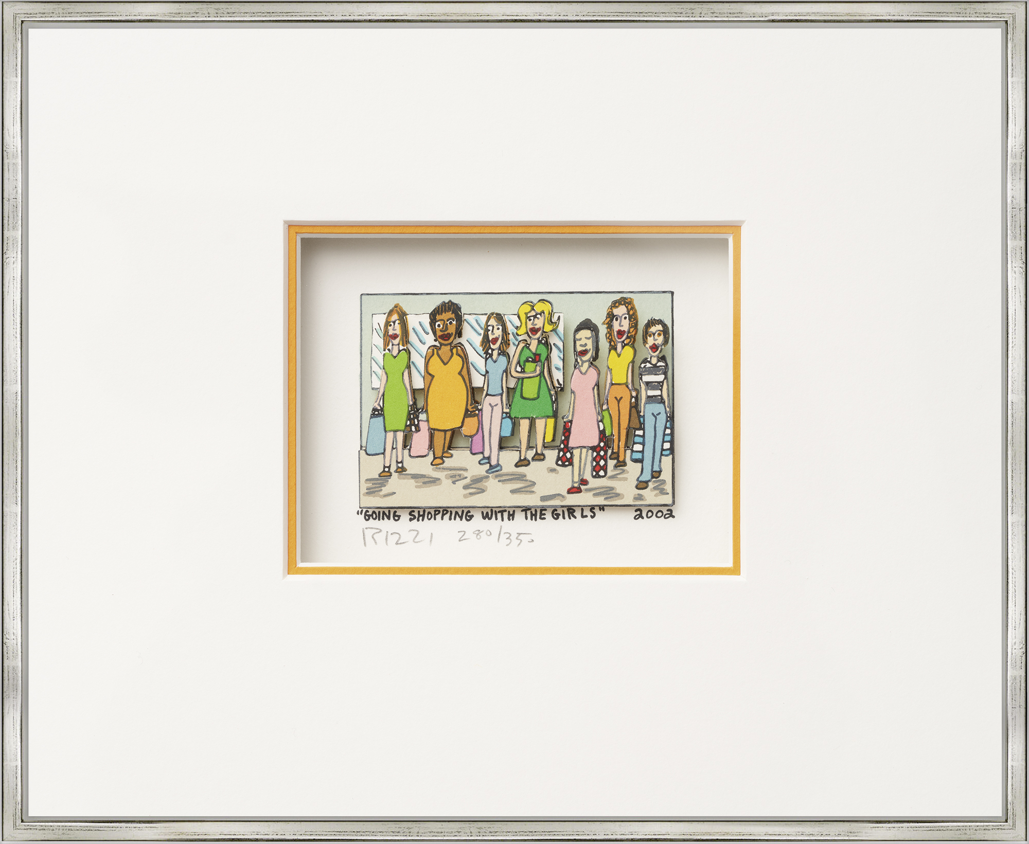 James Rizzi: Bild ‚Going Shopping with the girls‘ (2002)