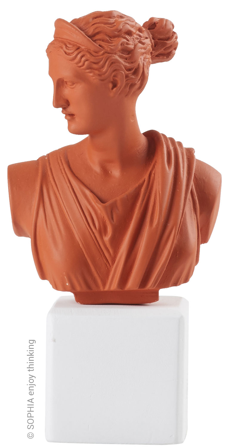Bust "Artemis Burnt Orange" by SOPHIA enjoy thinking