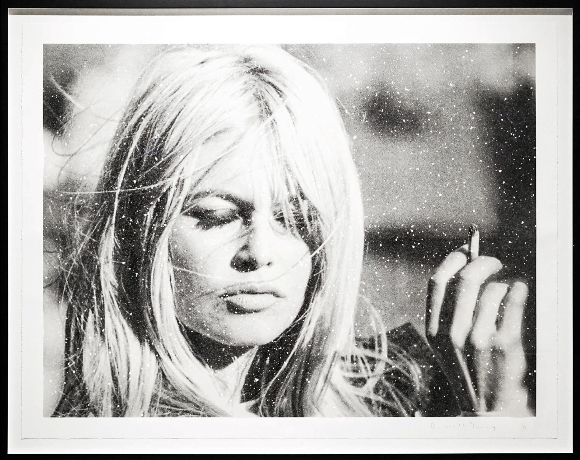 Russell Young: Bild ‚Bardot Thunder White‘ (2022)