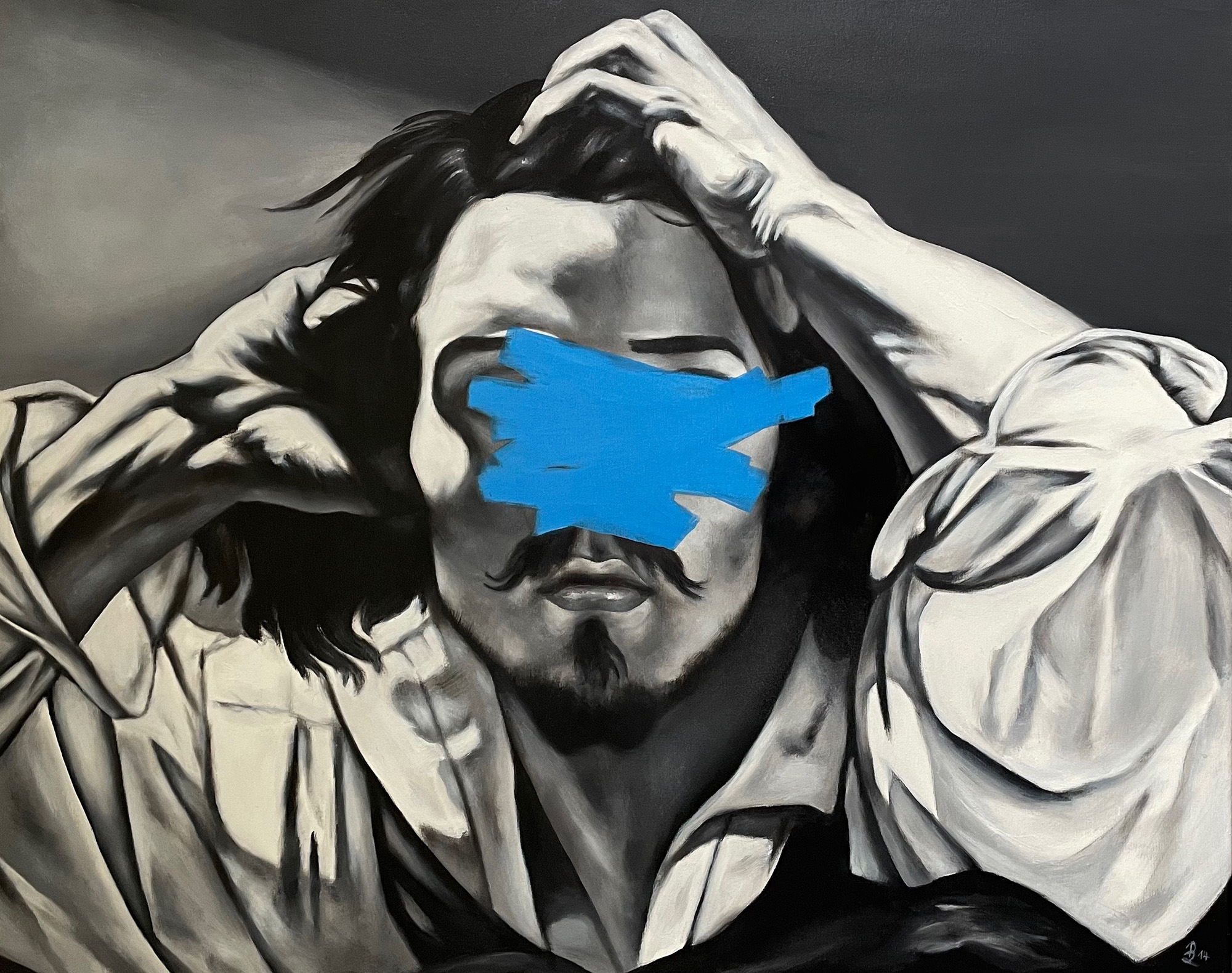 Petra von Kazinyan: Bild ‚THE SELF (AFTER COURBET)‘ (2014) (Unikat)