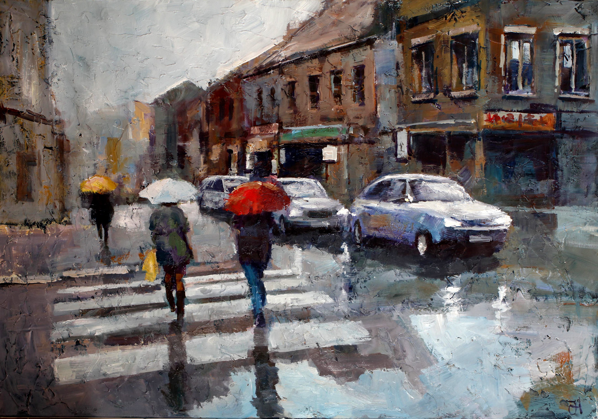 Julije Horvatic: Bild ‚Urban Life VII‘ (2018) (Unikat)
