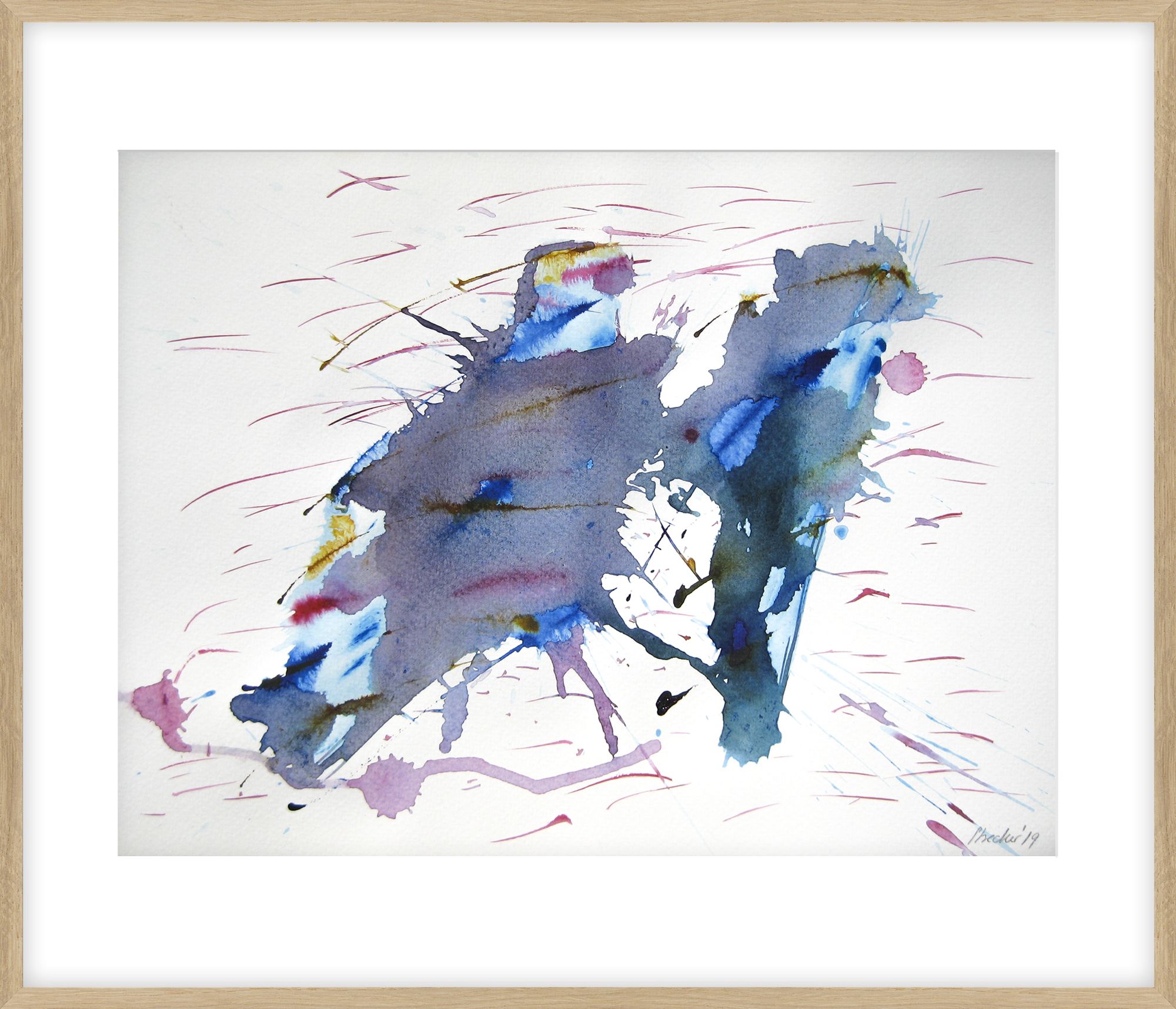 Renée Strecker: Bild ‚Incontro V‘ (2019) (Unikat)