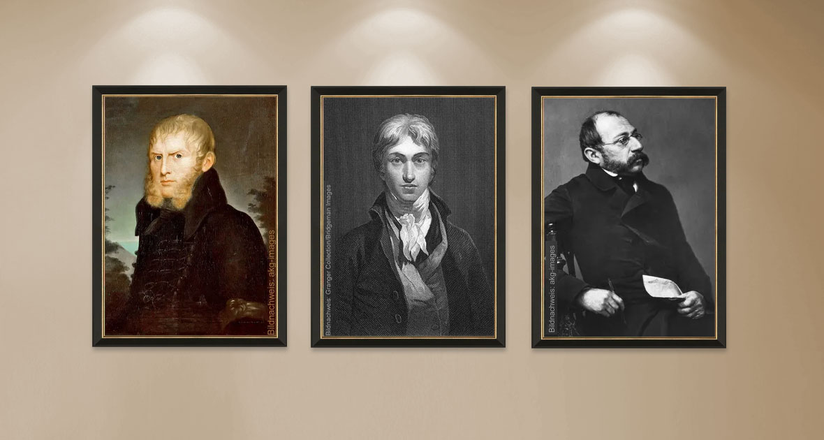 Les grands peintres du romantisme : Friedrich, Turner, Spitzweg
