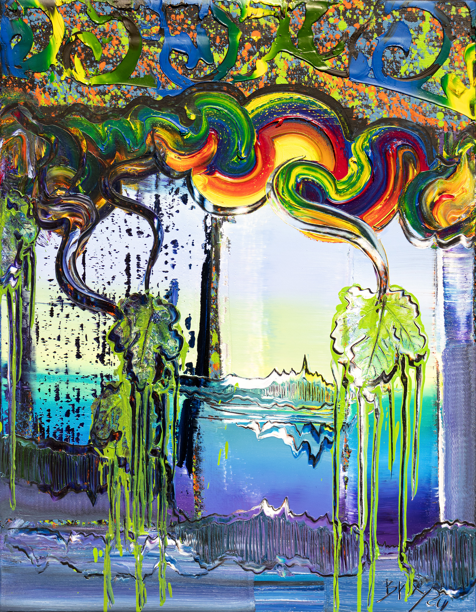 Dietmar Brixy: Bild ‚Happy‘ (2020) (Unikat)