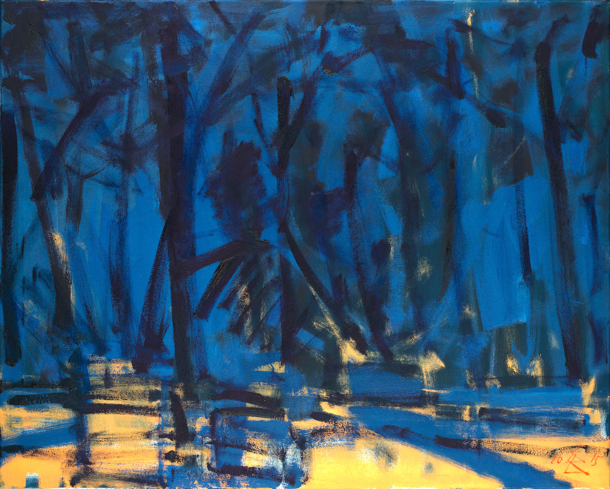Wolf Bertram Becker: Bild ‚Rom, Terassen‘ (2015) (Unikat)