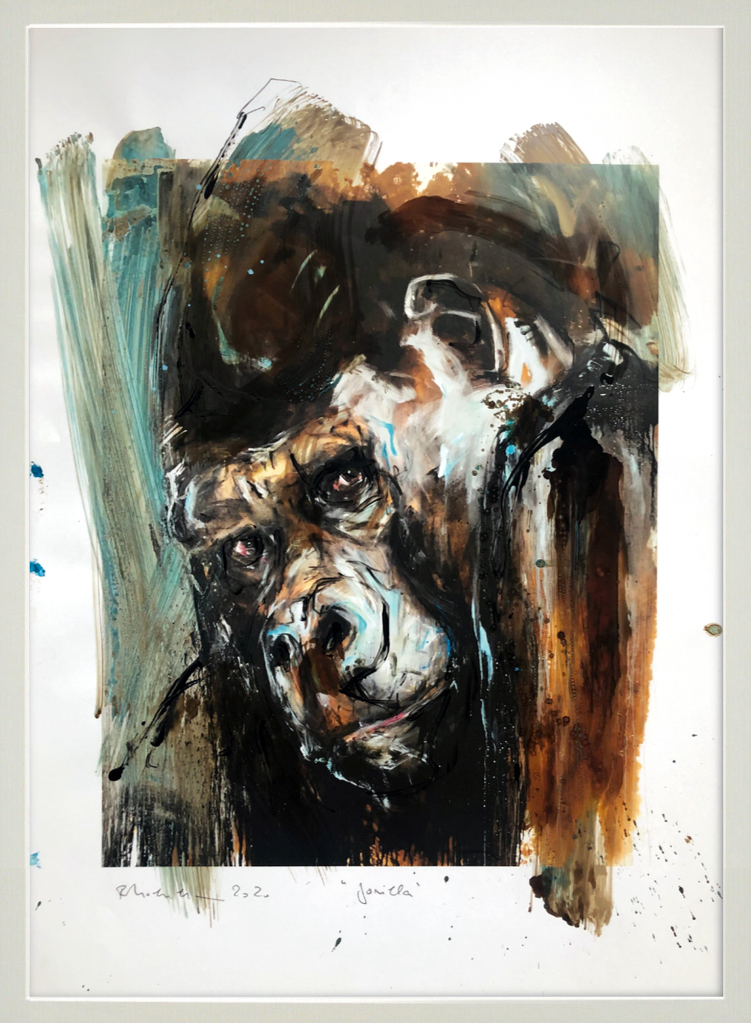 Bild "Gorilla_2.5" (2020) (Unikat) von Ralf Koenemann