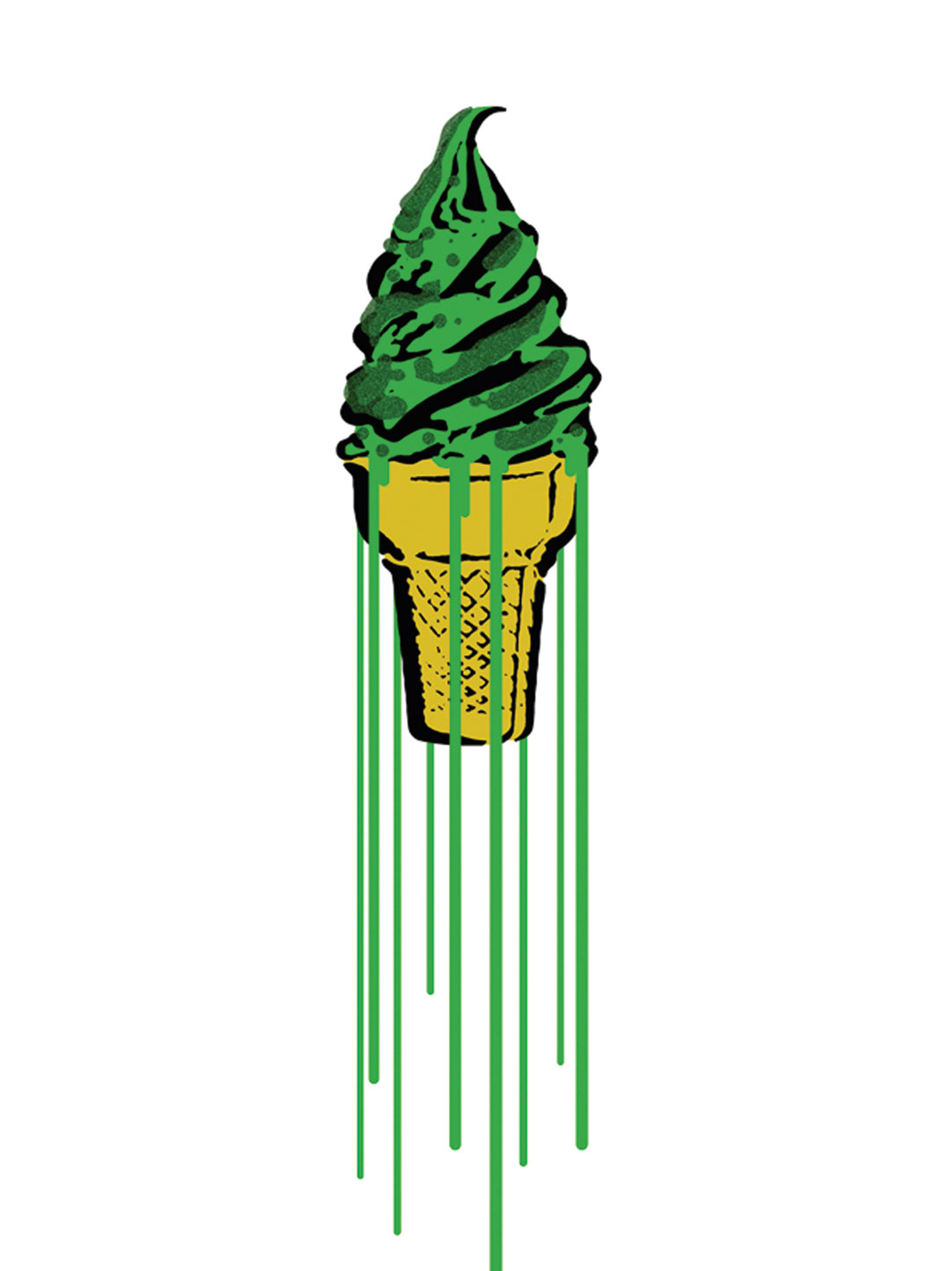 ELIOT theSuper: Bild ‚Green Glitter Icecream‘ (2015)