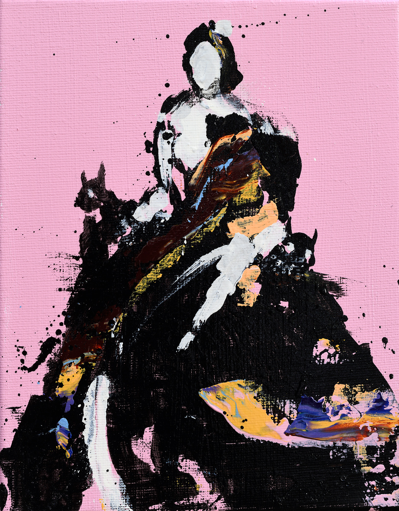 Lars Teichmann: Bild ‚dog-queen-2‘ (2024) (Unikat) – Art.-Nr. 950108.00