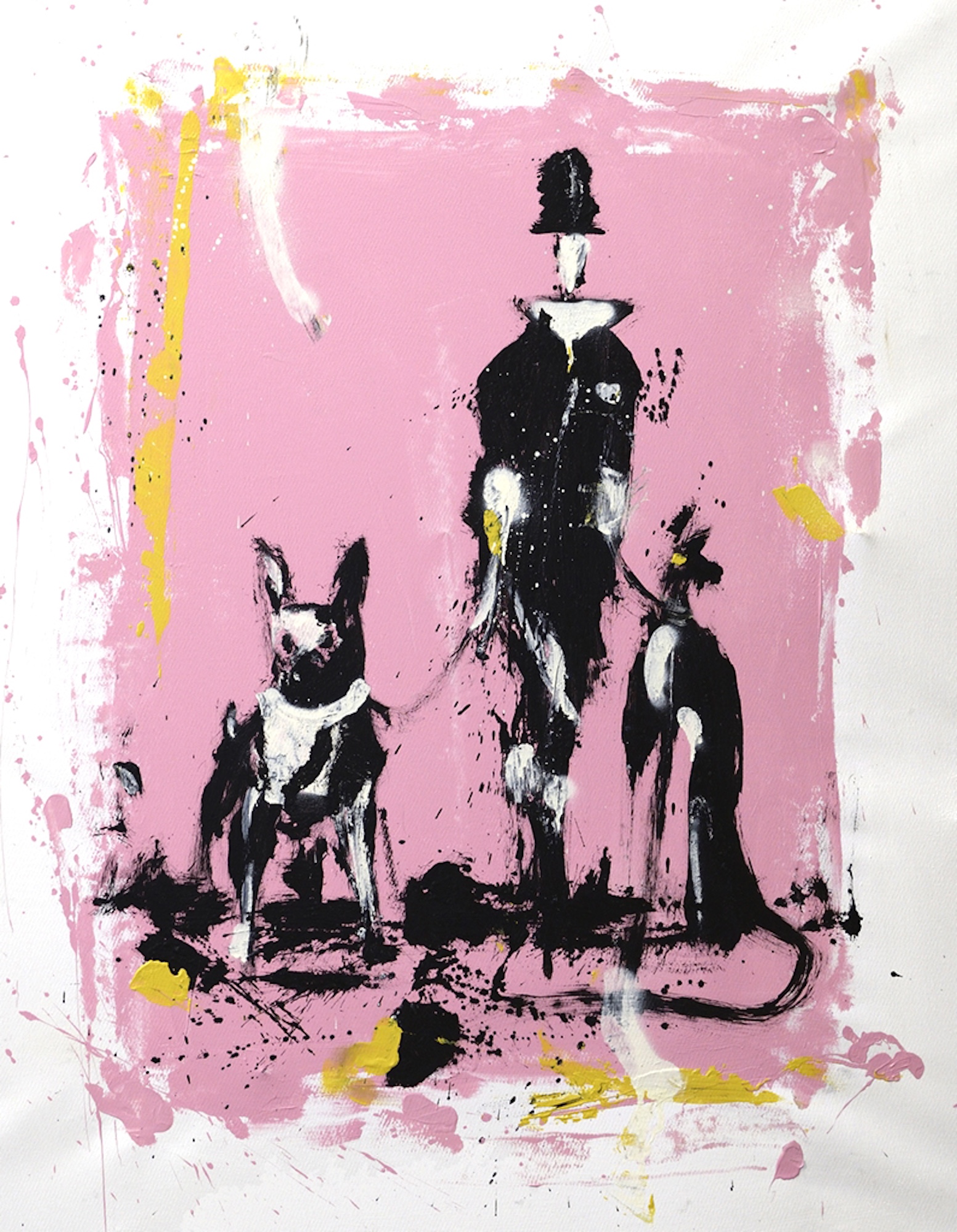 Lars Teichmann: Bild ‚diamond dogs 11‘ (2024) (Unikat)