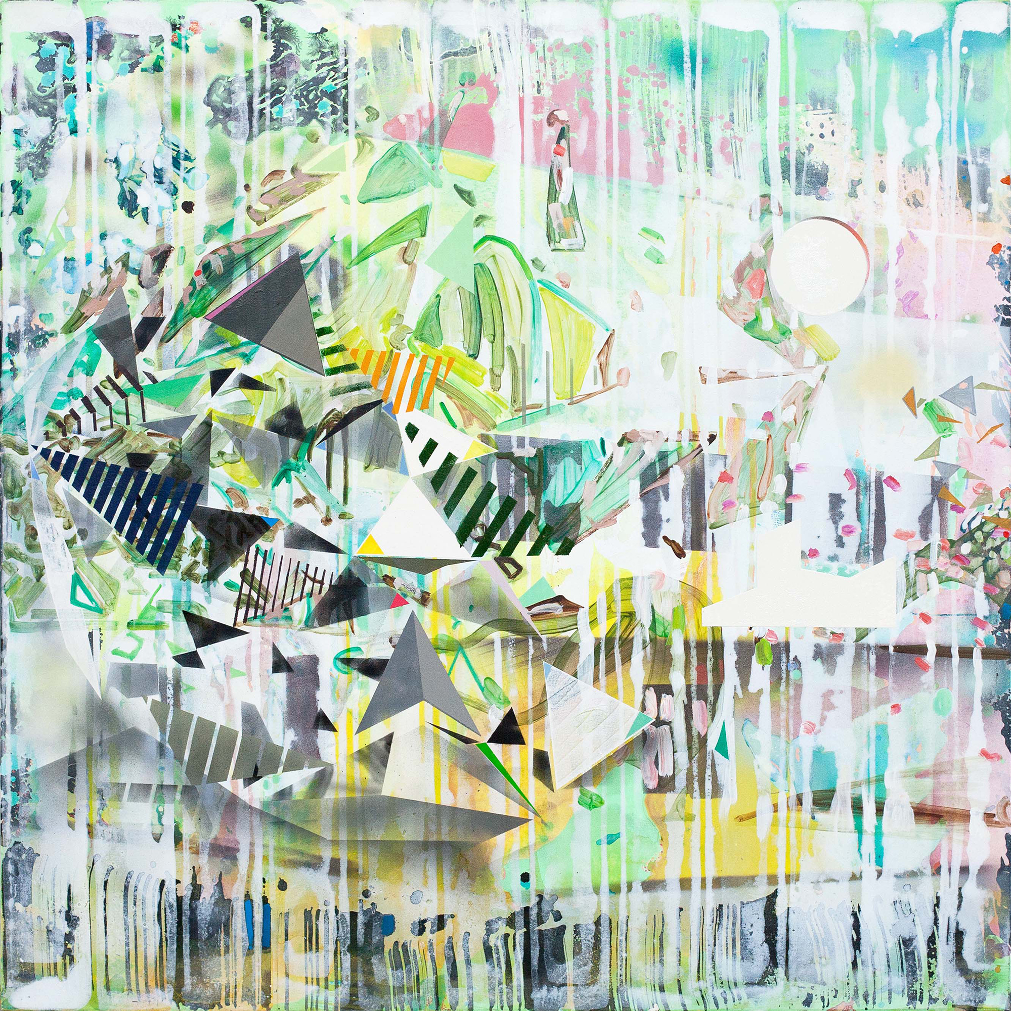 Sandra Lange: Bild ‚Milk and water‘ (2018) (Unikat)