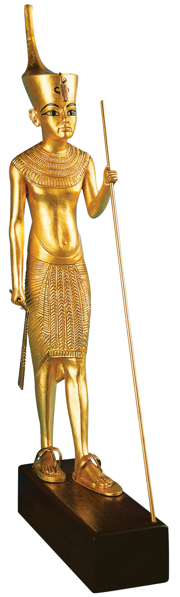 Ägyptischer Pharao Tutanchamun Bronzefarben Bleistiftspitzer
