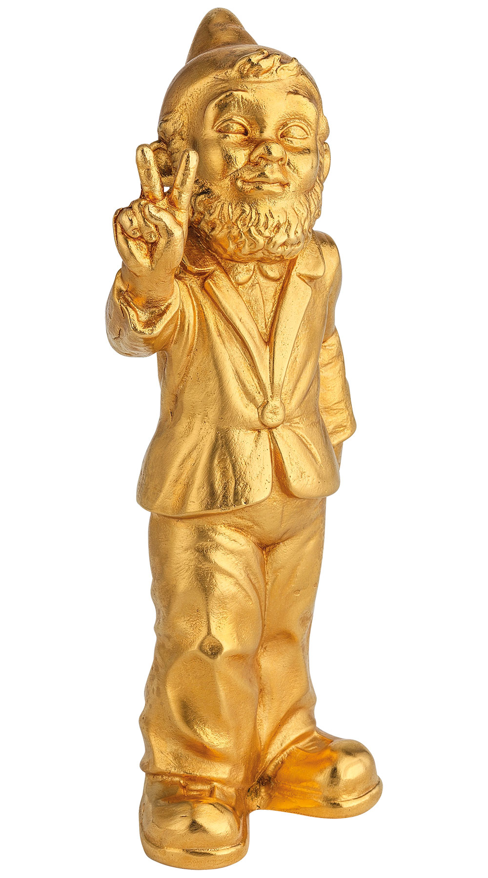 Sculpture "Victory", gold-plated version by Ottmar Hörl