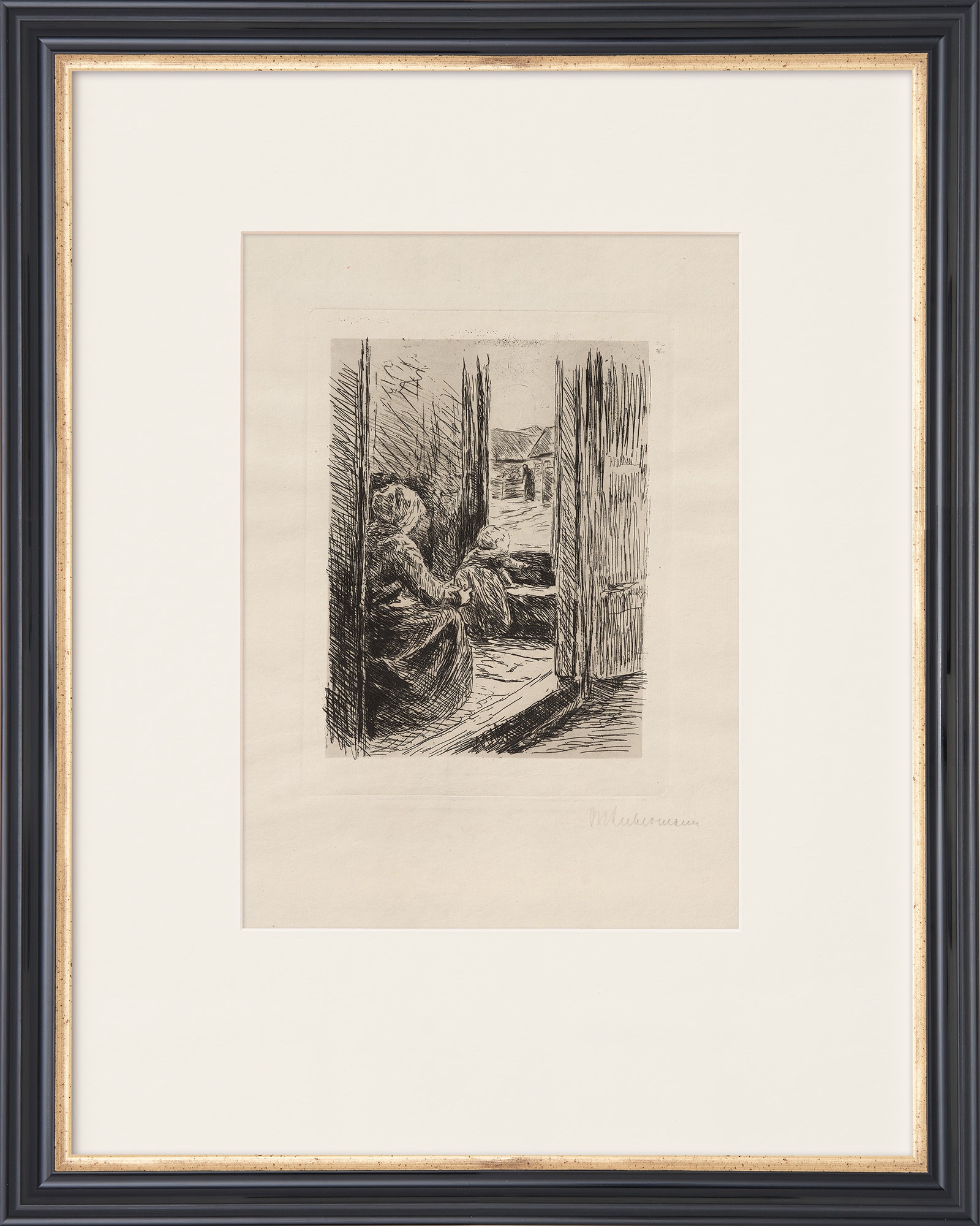 Max Liebermann: Bild ‚Mutter und Kind‘ (1891)