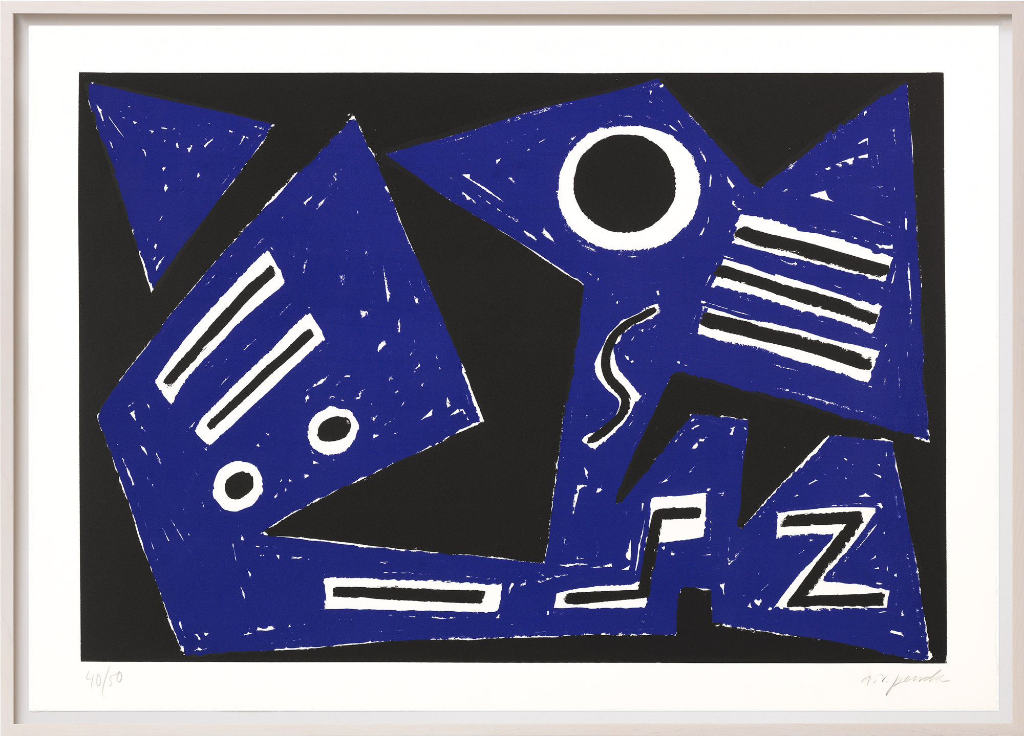 A. R. Penck: Bild ‚Opposition Want to Overthrow the Government‘ (1983)