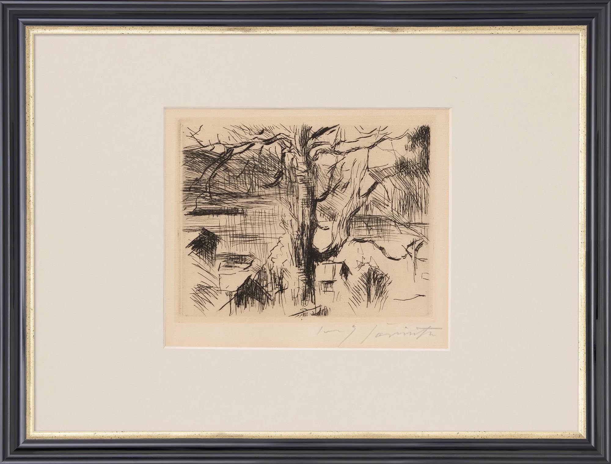 Lovis Corinth: Bild ‚Baum am Walchensee‘ (1923)