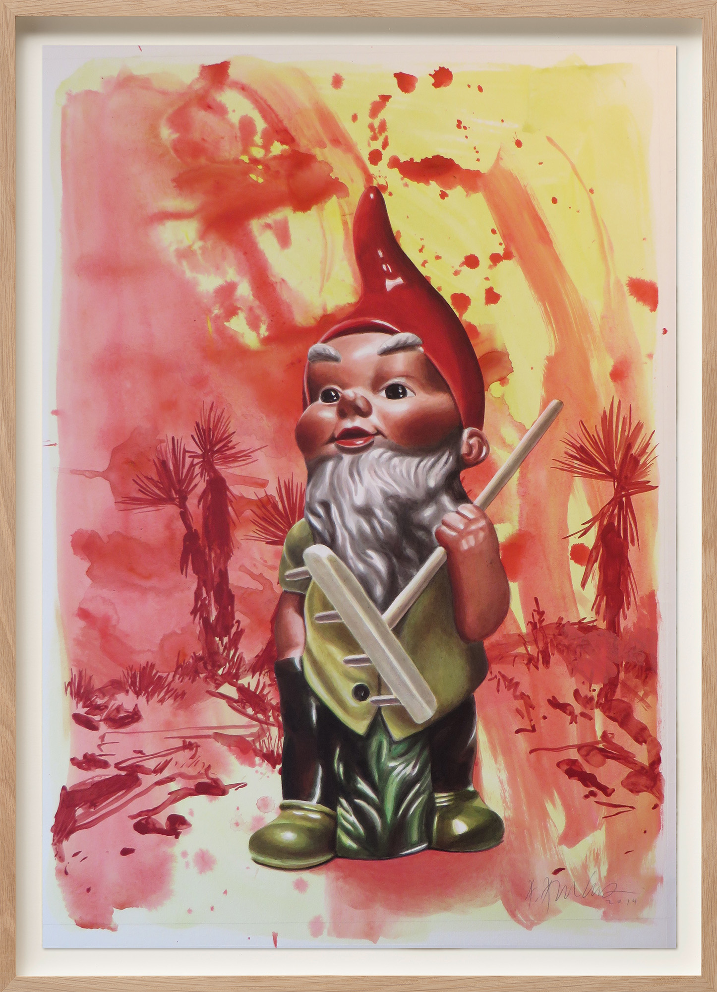 Andreas Amrhein: Bild ‚Everything´s gonna be alright‘ (Zwerg) (2014) (Unikat)