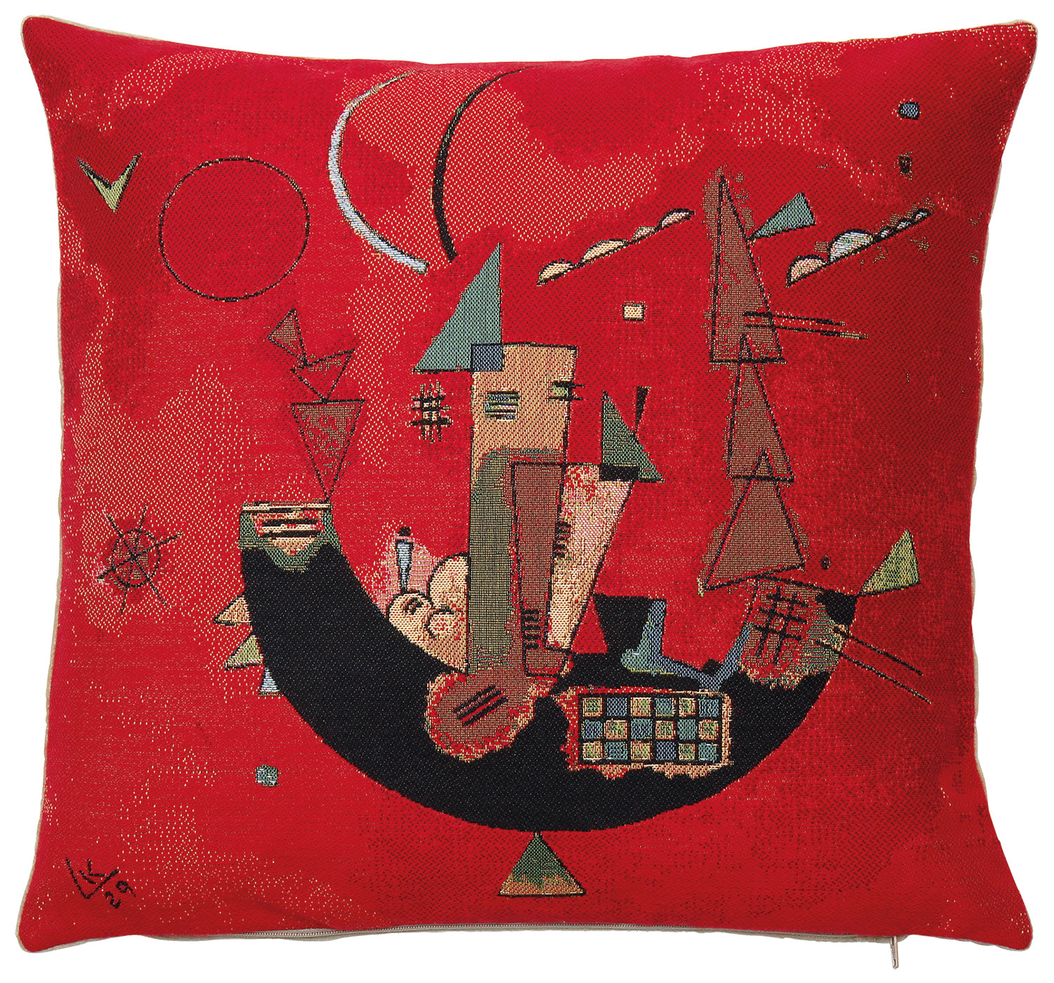Cushion cover "For and Against" by Wassily Kandinsky