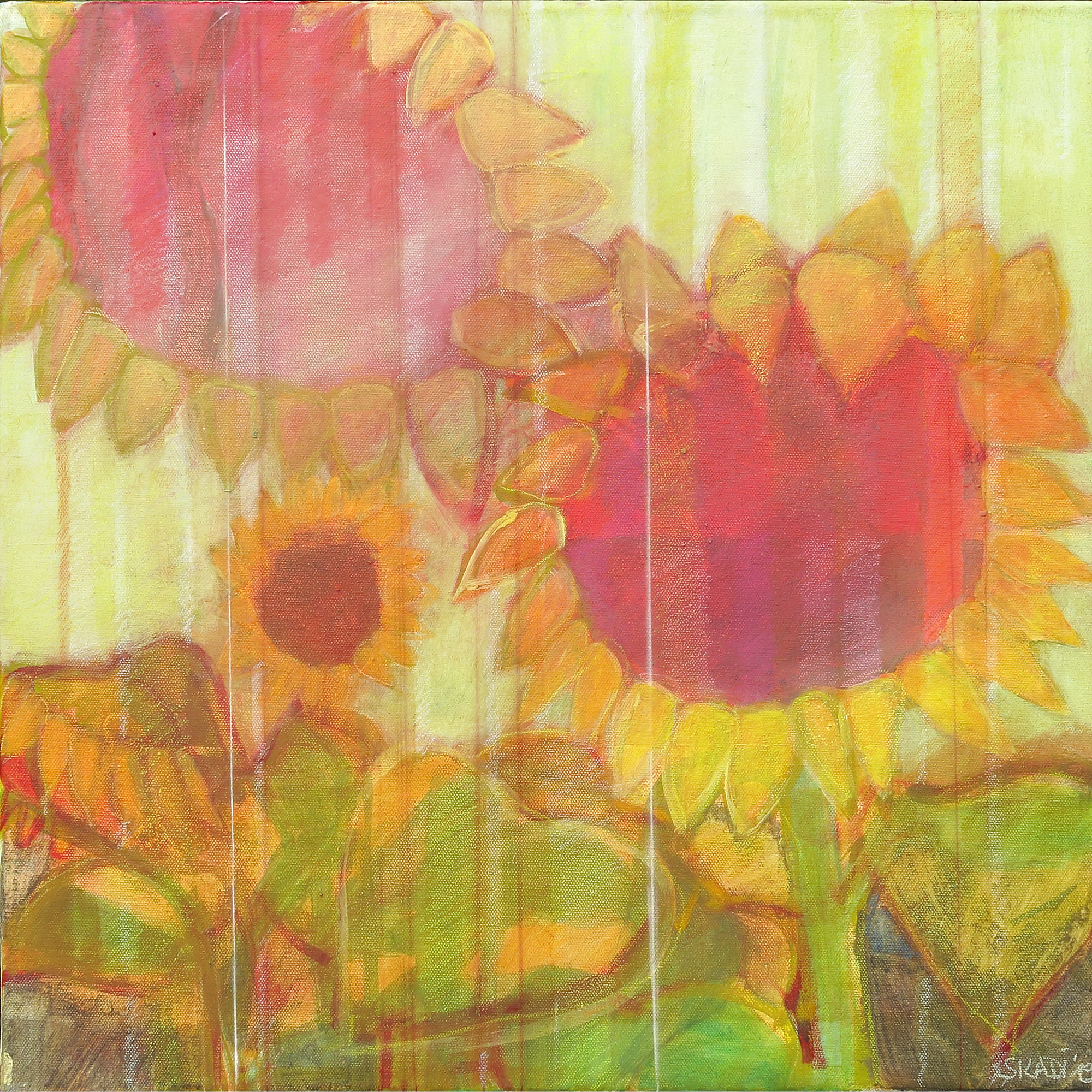 Skadi Engeln: Bild ‚Sonnenblumen III‘ (2018) (Unikat)