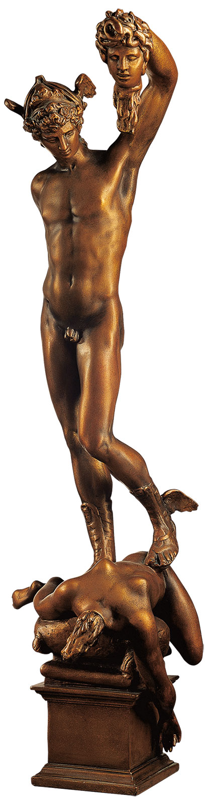 Benvenuto Cellini: Skulptur ‚Perseus mit dem Haupt der Medusa‘, Kunstbronze