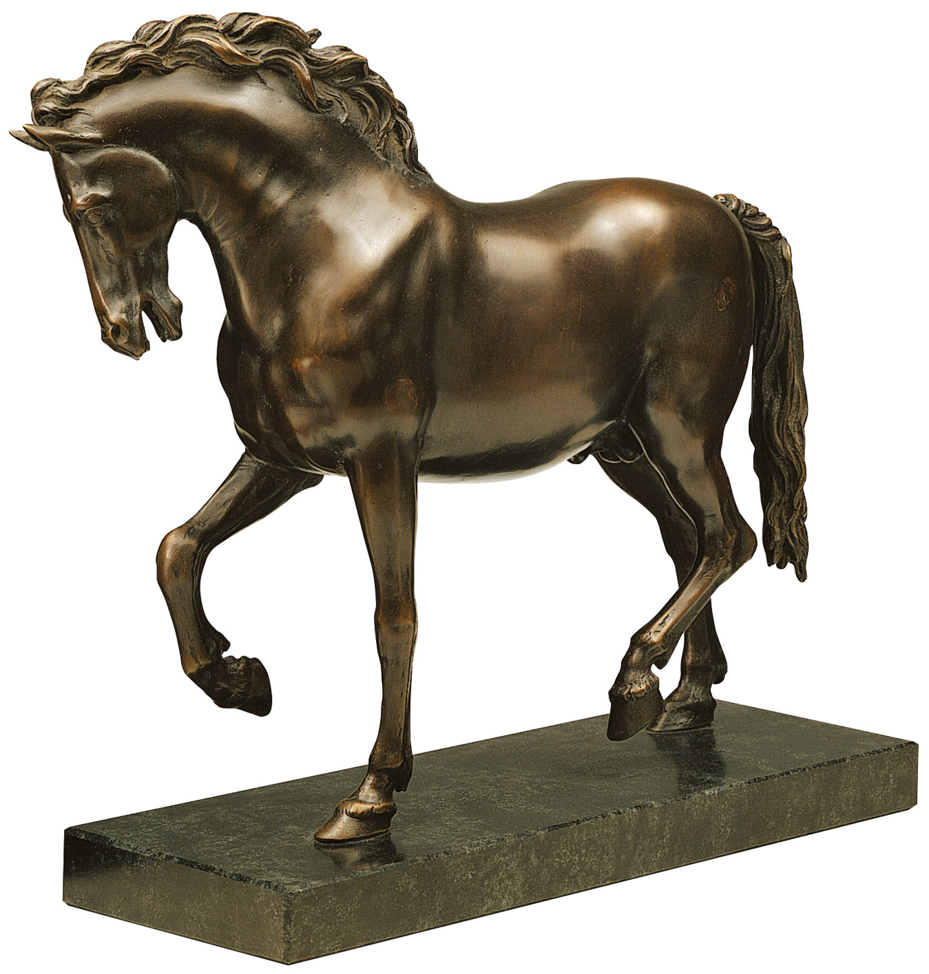 Giovanni da Bologna: Skulptur ‚Das Pferd der Medici‘ (1594), Version in Kunstbronze