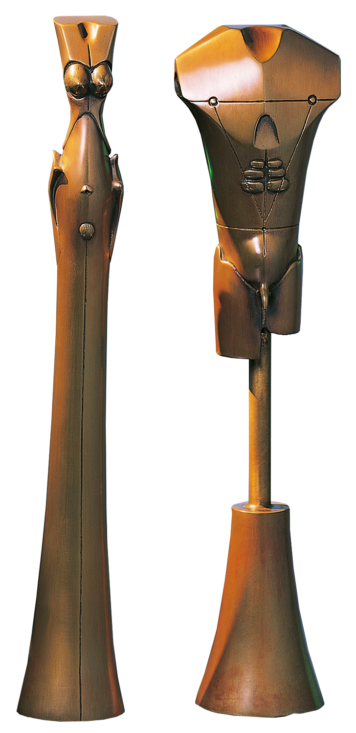 Paul Wunderlich: Skulpturengruppe ‚Das Paar‘, Bronze