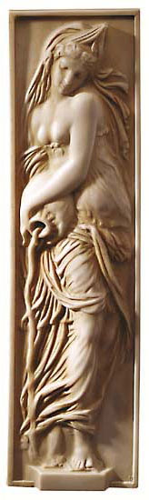 Jean Goujon: Relief ‚Wasserträgerin (gießend)‘