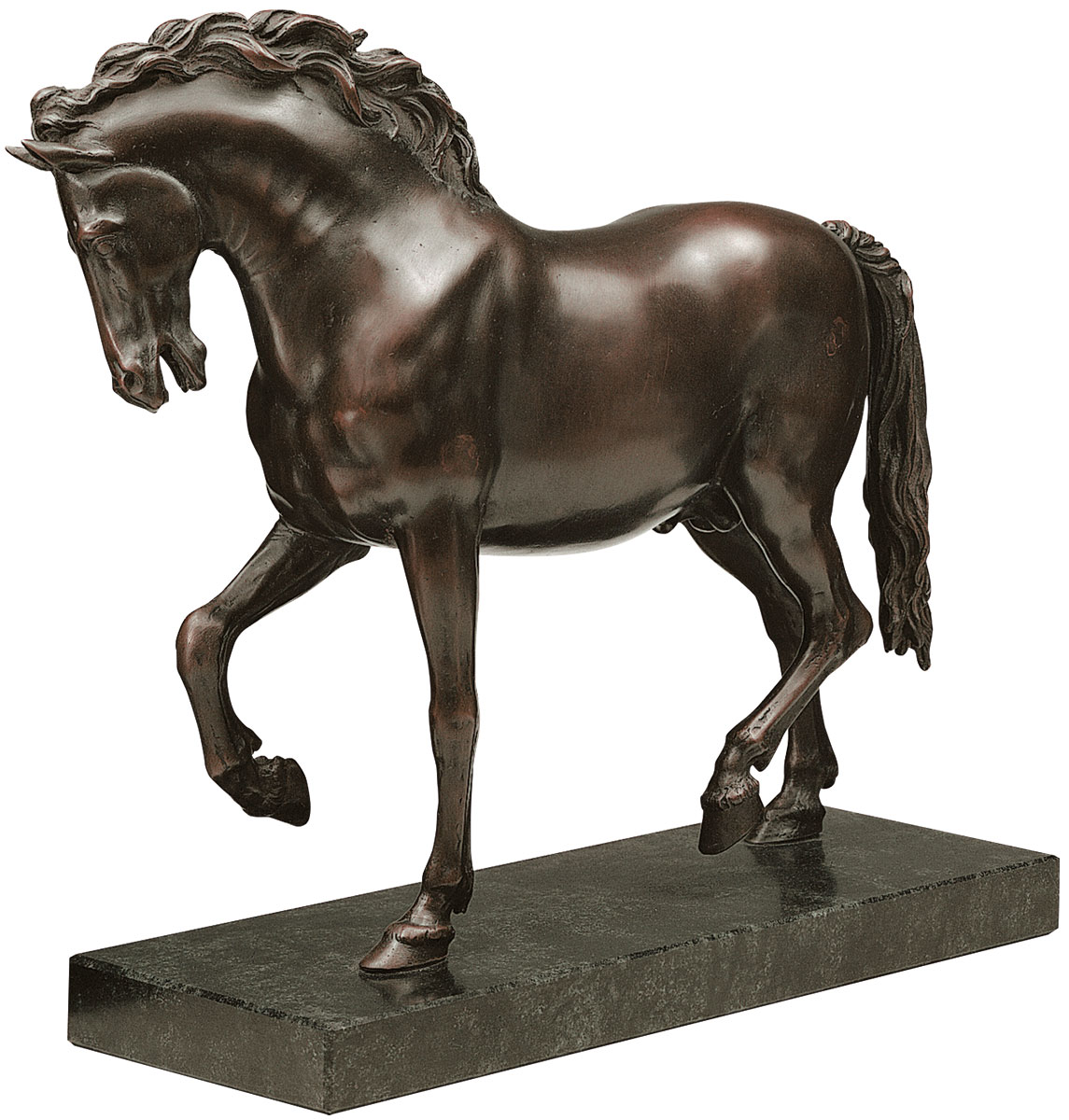Giovanni da Bologna: Skulptur ‚Das Pferd der Medici‘ (1594), Version in Bronze