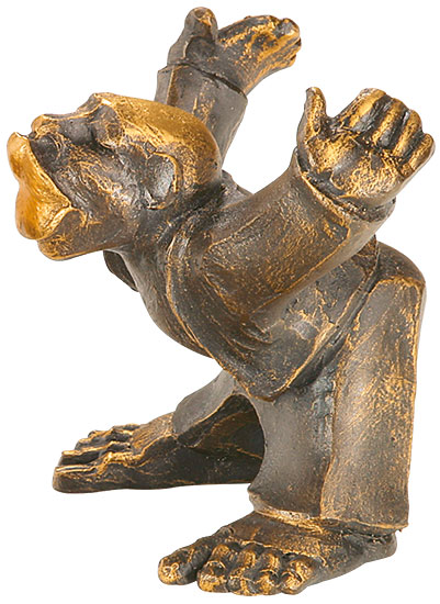 Hannes Glut: Skulptur ‚Küsschen von Ihm‘, Kunstguss