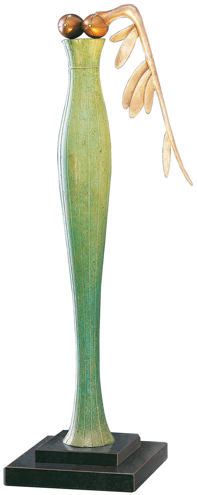 Paul Wunderlich: Skulptur ‚Geflügelte Nike‘ (2004), Bronze