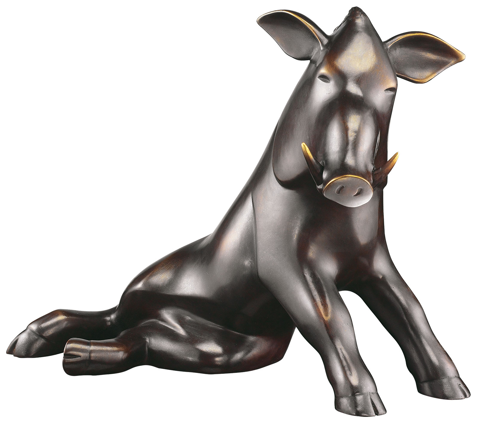Evert den Hartog: Skulptur ‚Eber‘, Bronze