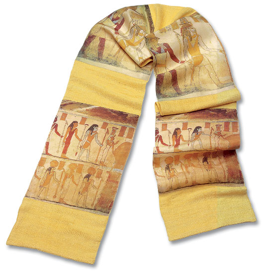 Petra Waszak: Wildseidenschal ‚Luxor‘