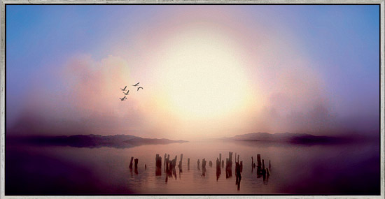 Ule W. Ritgen: Bild ‚Dawn‘ (2008), gerahmt