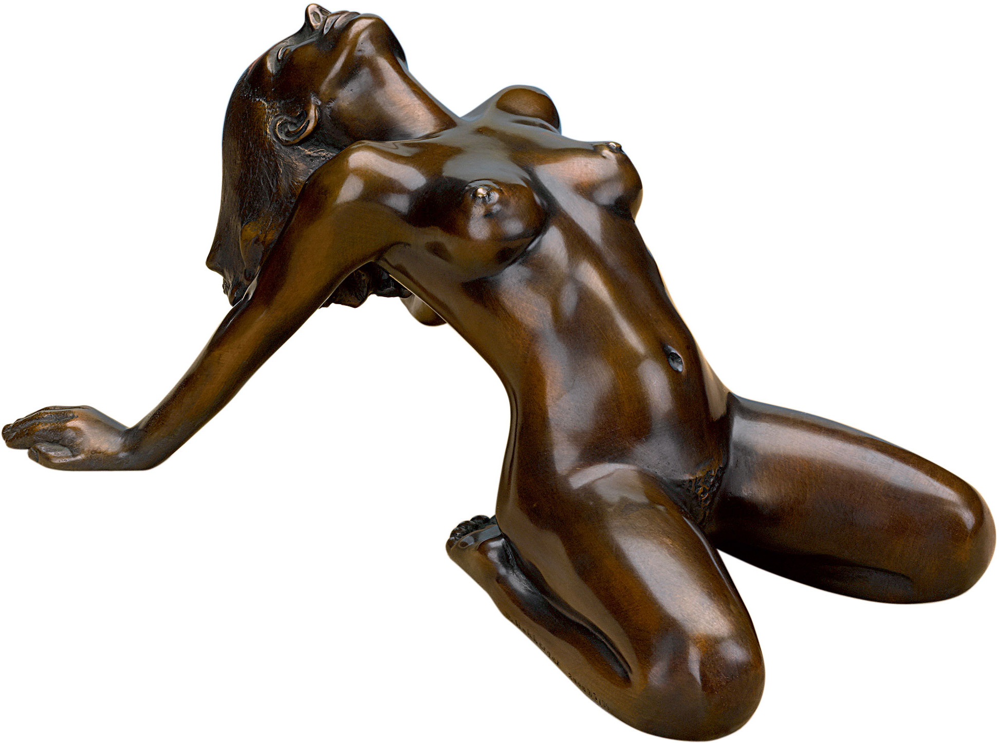 Peter Hohberger: Skulptur ‚Aglaia‘, Version in Bronze
