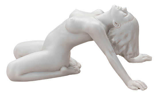 Peter Hohberger: Skulptur ‚Aglaia‘, Version in Kunstmarmor