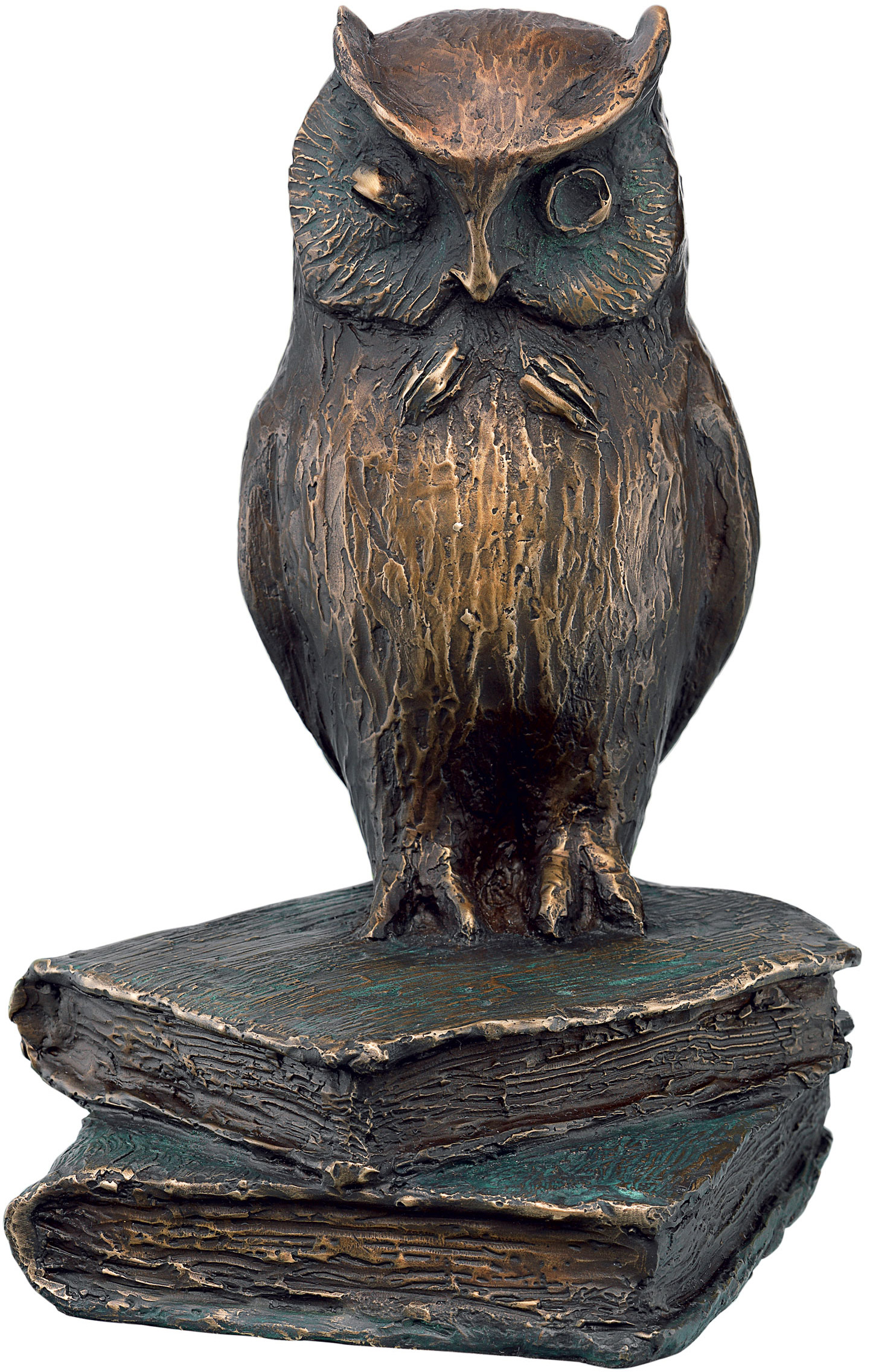 Kurt Arentz: Skulptur ‚Eule‘, Bronze
