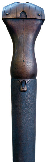 Paul Wunderlich: Skulptur ‚Große Hermesstele‘ (in Lebensgröße), Bronze