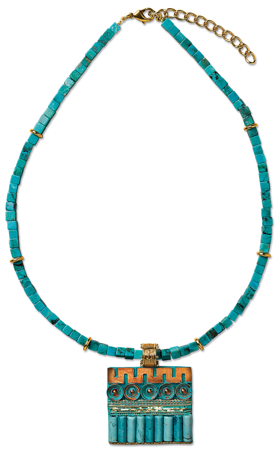 Petra Waszak: Collier ‚Nil‘, Schmuck