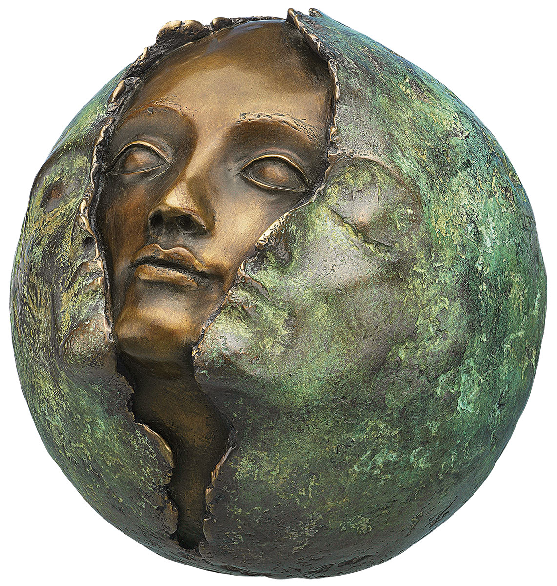 Maria-Luise Bodirsky: Skulptur 'Metamorphose', Bronze