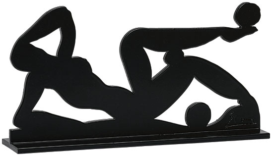 Stefan Szczesny: Stahlskulptur ‚Fisher Island‘ (2009), Reduktion