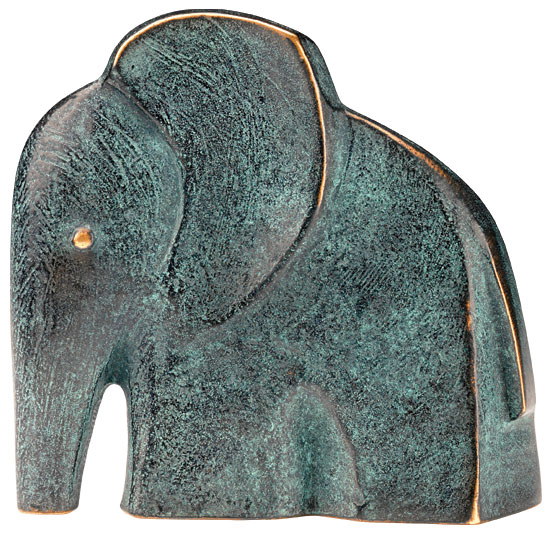 Raimund Schmelter: Skulptur ‚Elefant‘, Bronze