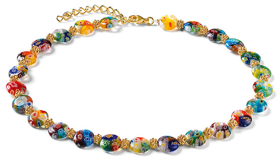 Petra Waszak: Collier ‚Mille Fiori‘, Schmuck