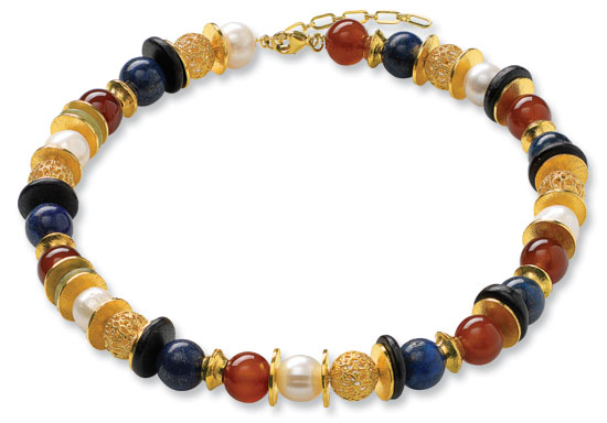 Petra Waszak: Collier ‚Bianca‘, Schmuck