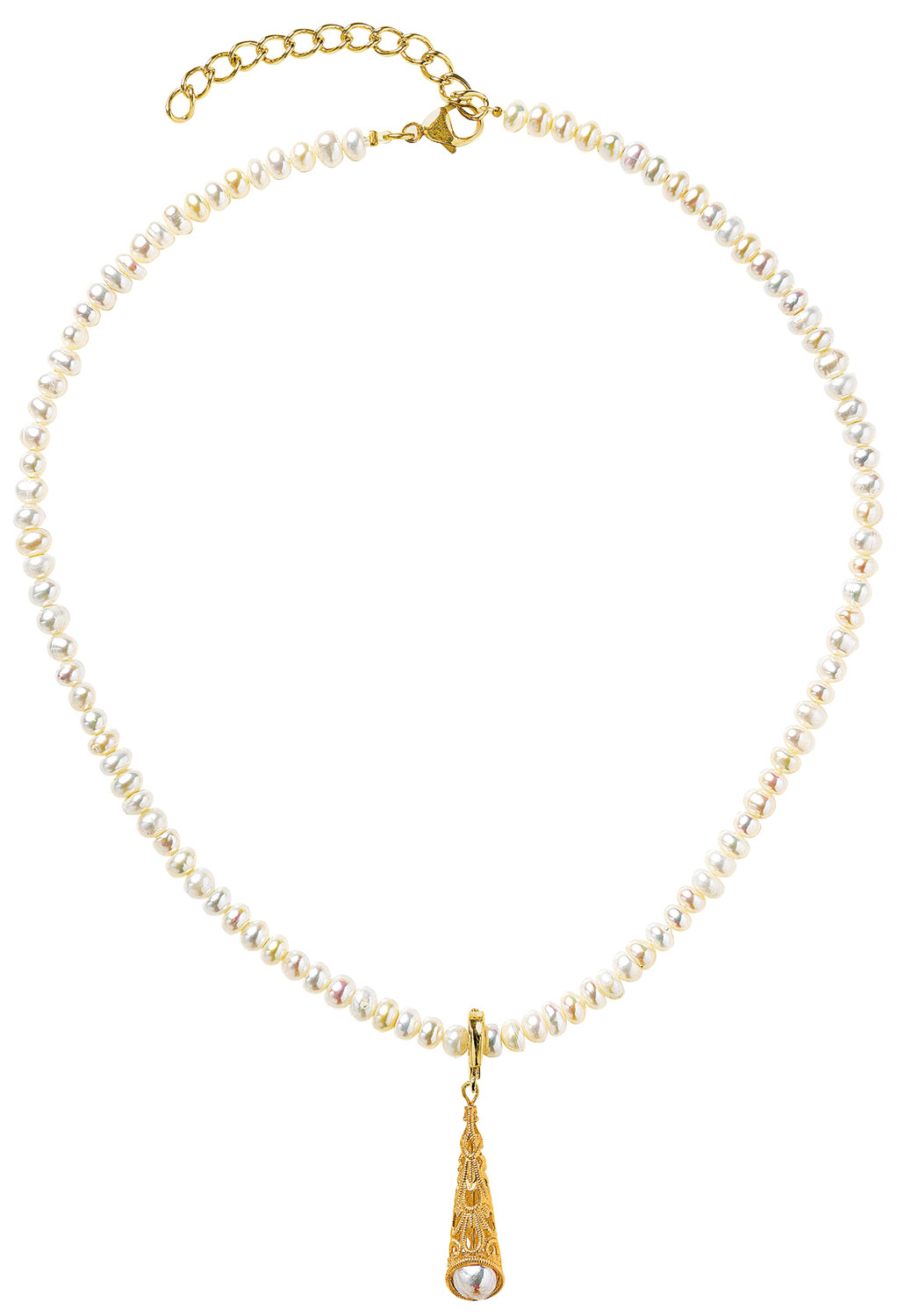 Petra Waszak: Perlencollier ‚Sophia‘, Schmuck