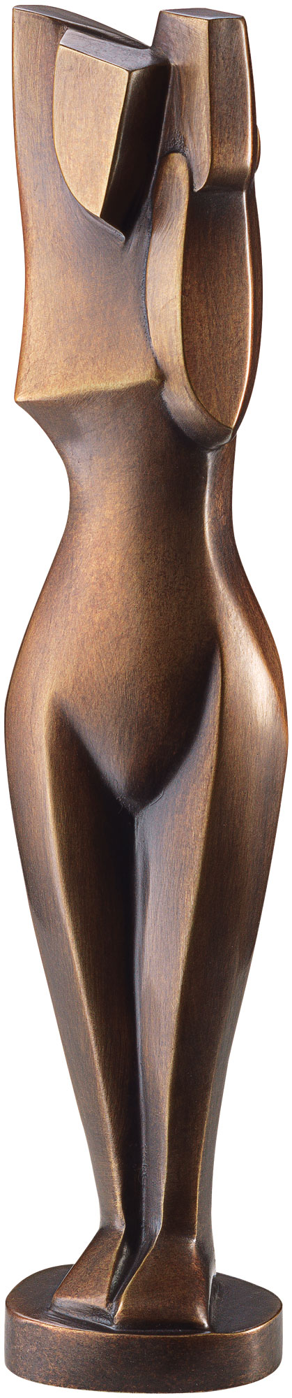 Marg Moll: Skulptur ‚Stehende mit Krug‘ (Entwurf 1928, neu modelliert), Reduktion in Bronze