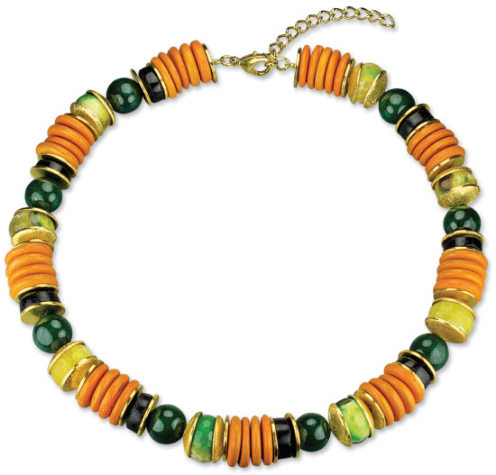 Petra Waszak: Collier ‚Indian Summer‘, Schmuck
