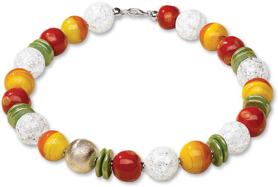 Anna Mütz: Collier ‚Springflower‘, Schmuck