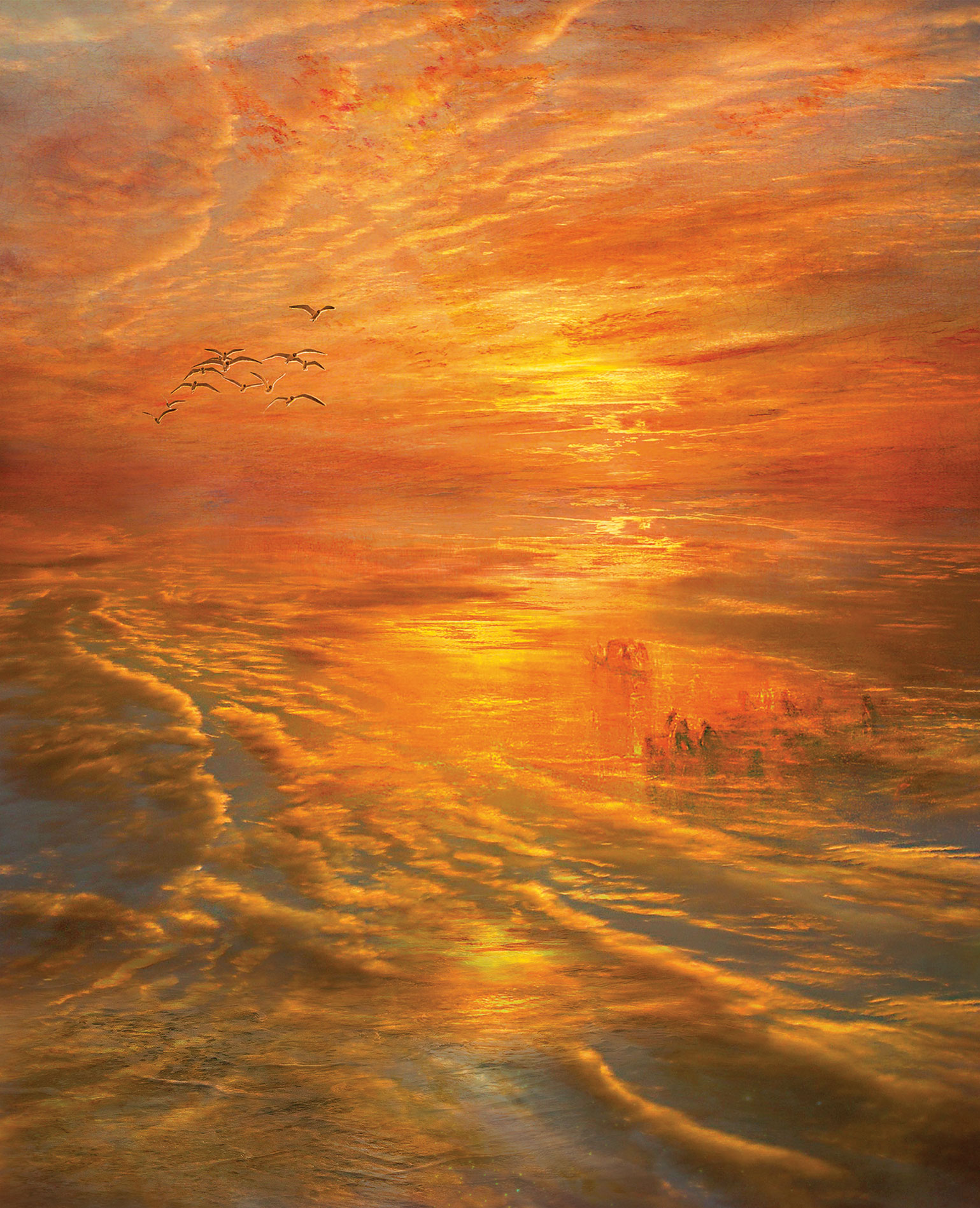 Ule W. Ritgen: Bild ‚Where my heart will go‘ (2010), auf Keilrahmen