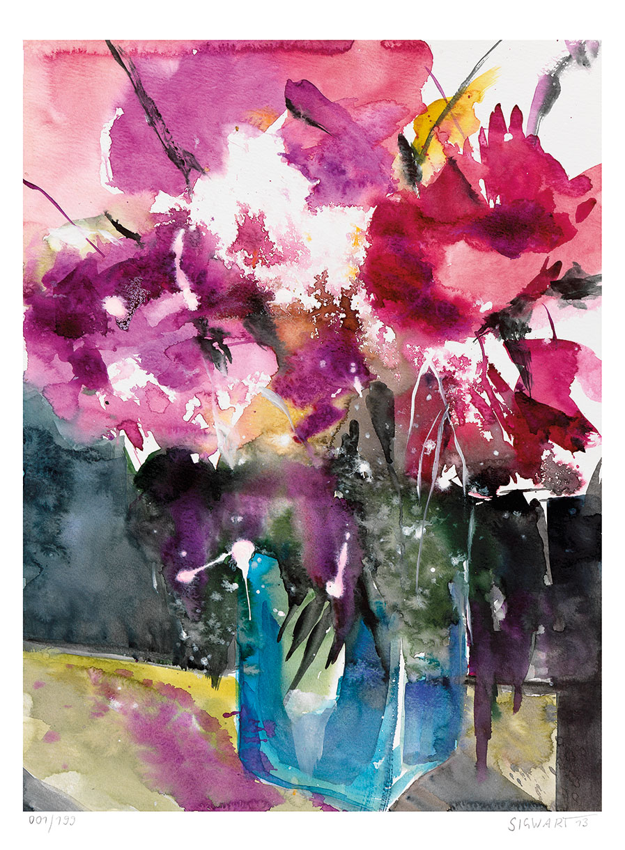 Kerstin Sigwart: Bild ‚Pfingstrosen IV‘, ungerahmt