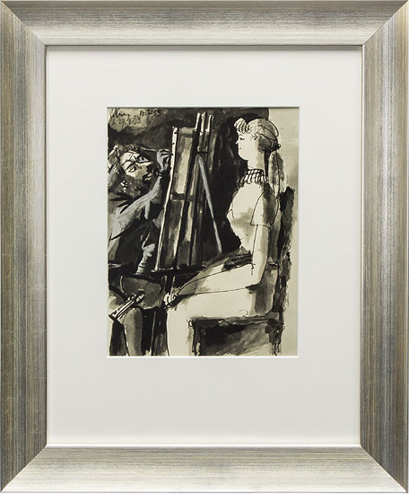 Pablo Picasso: Bild ‚Ohne Titel‘, gerahmt